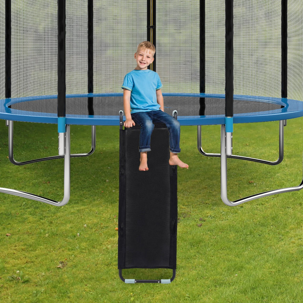 Kids Trampoline with Slide and Ladder 165lbs Capacity L484918