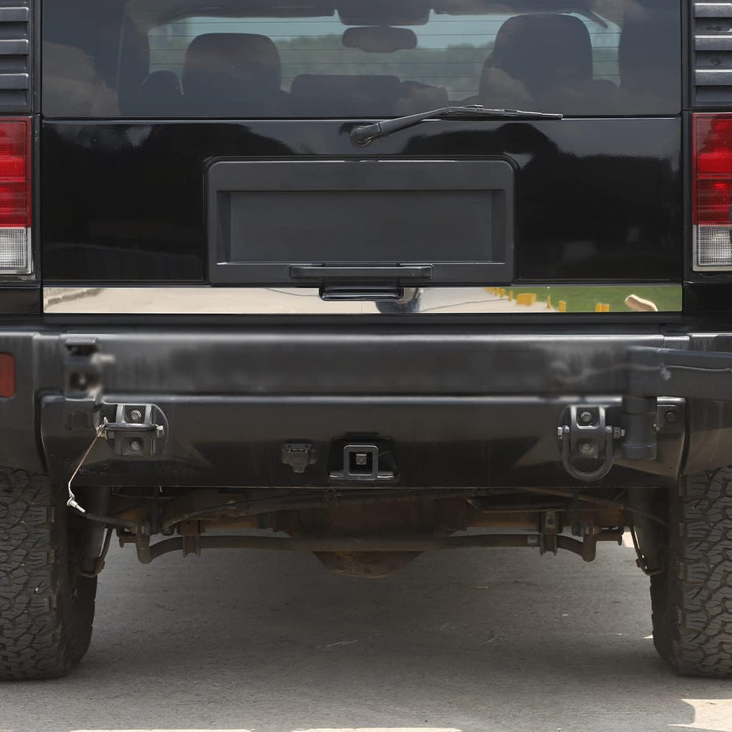 Stainless Tail Rear Gate Panel Molding Trim Kit W36368
