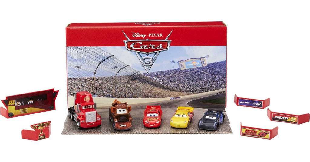 5-Pack Toy Character Cars & 1 Mack Truck B90506