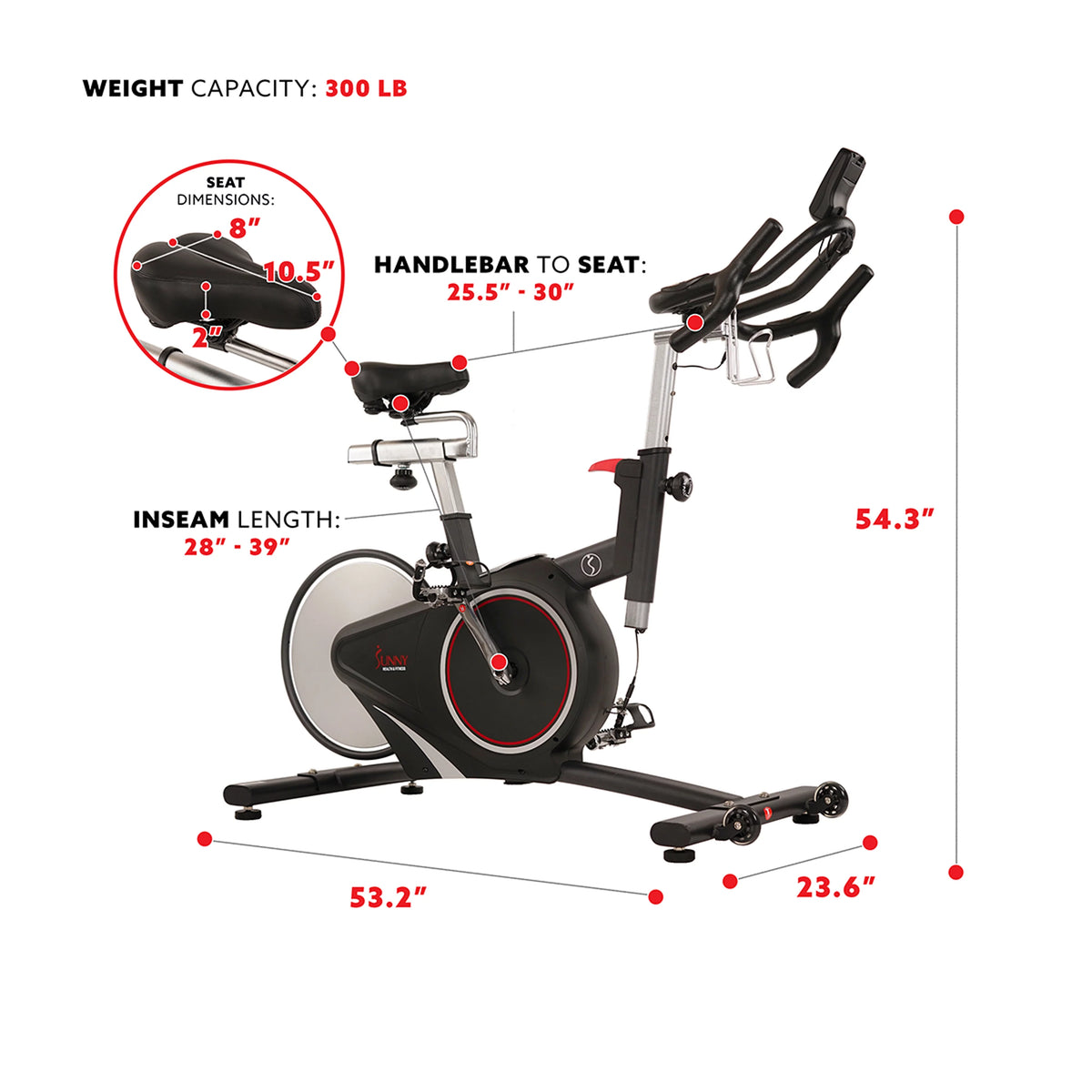 Magnetic Indoor Cycling Exercise Bike B1914