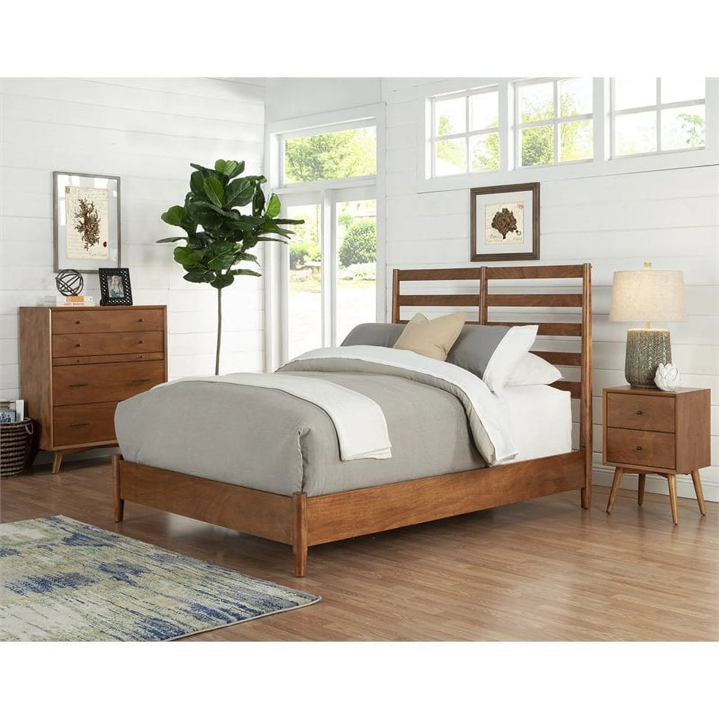 3 Piece Small TV Console King Bed & Nightstand C532