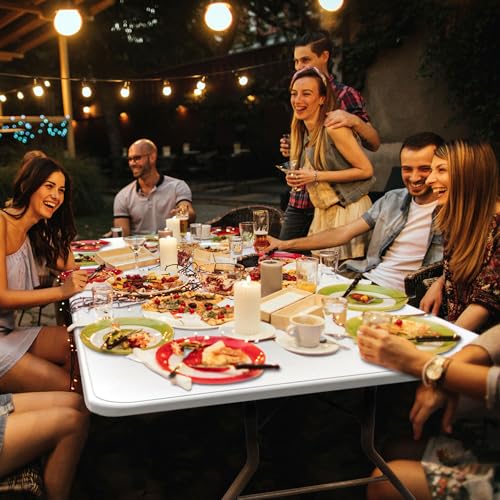 8 Foot Folding Plastic Banquet Table S2544