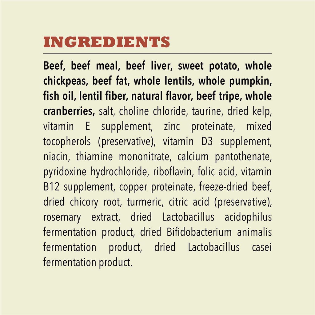 Beef & Pumpkin Dry Dog Food H91892