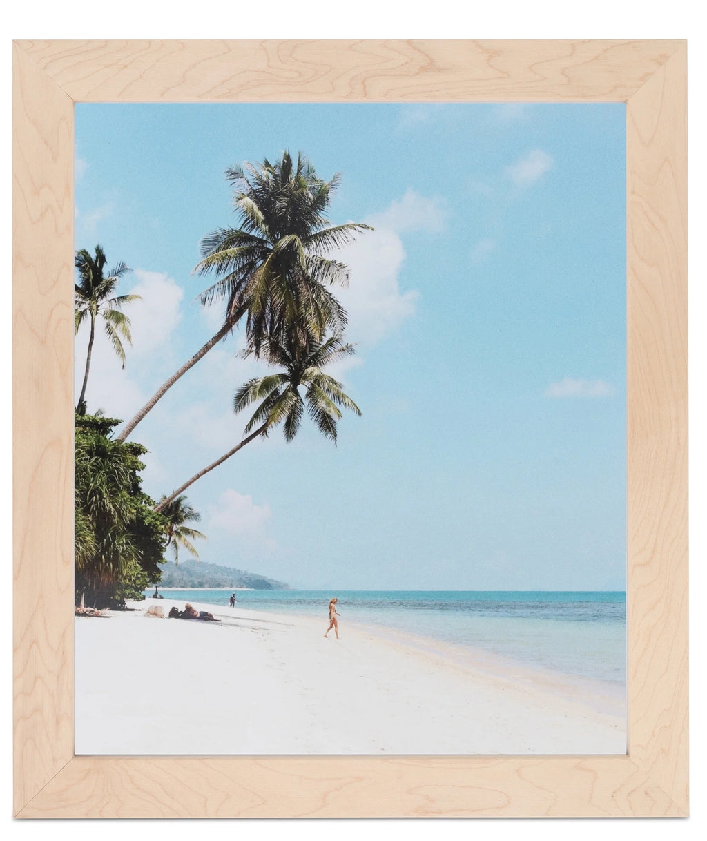 16x20 Inch Hard Maple Picture Frame with Plexi Glass C257