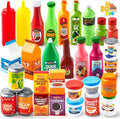 30Pcs Play Food Grocery Cans V2862