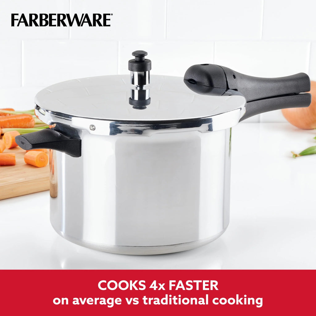 6-Quart Aluminum Stovetop Pressure Cooker B105593