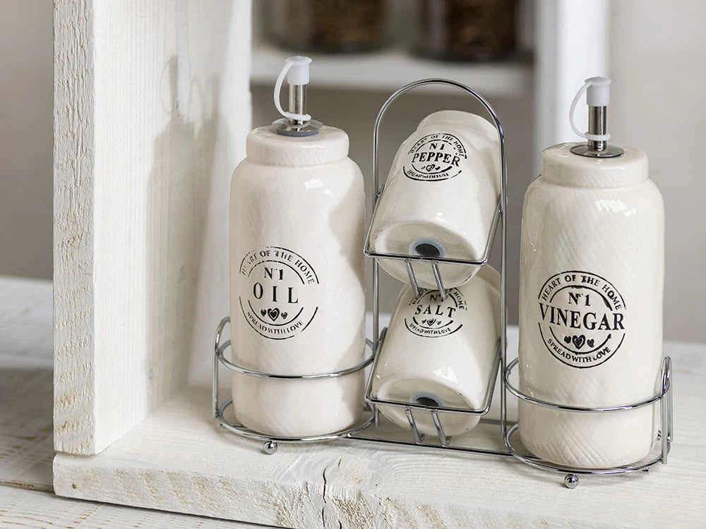 Oil Vinegar Salt Pepper A254265