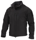 Black 2XL Soft Shell Tactical Jacket G401