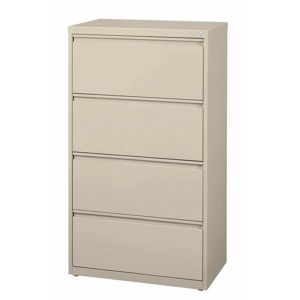 Gray 4 Drawer Lateral File Cabinet L42100