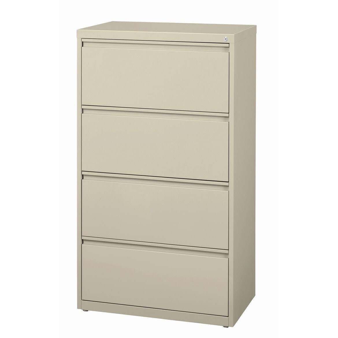 Gray 4 Drawer Lateral File Cabinet L42100