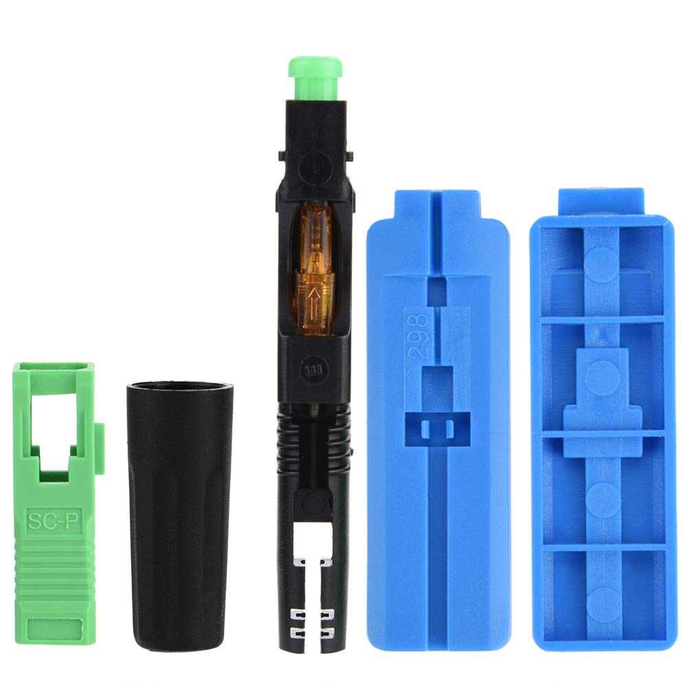 100Pcs Fiber Optic Quick Fast Connector Adapter E201445