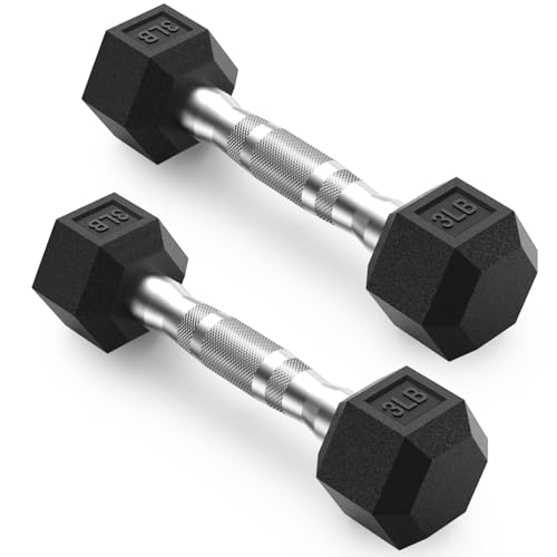 2.5-125lb Rubber Encased Dumbbell Set A854846