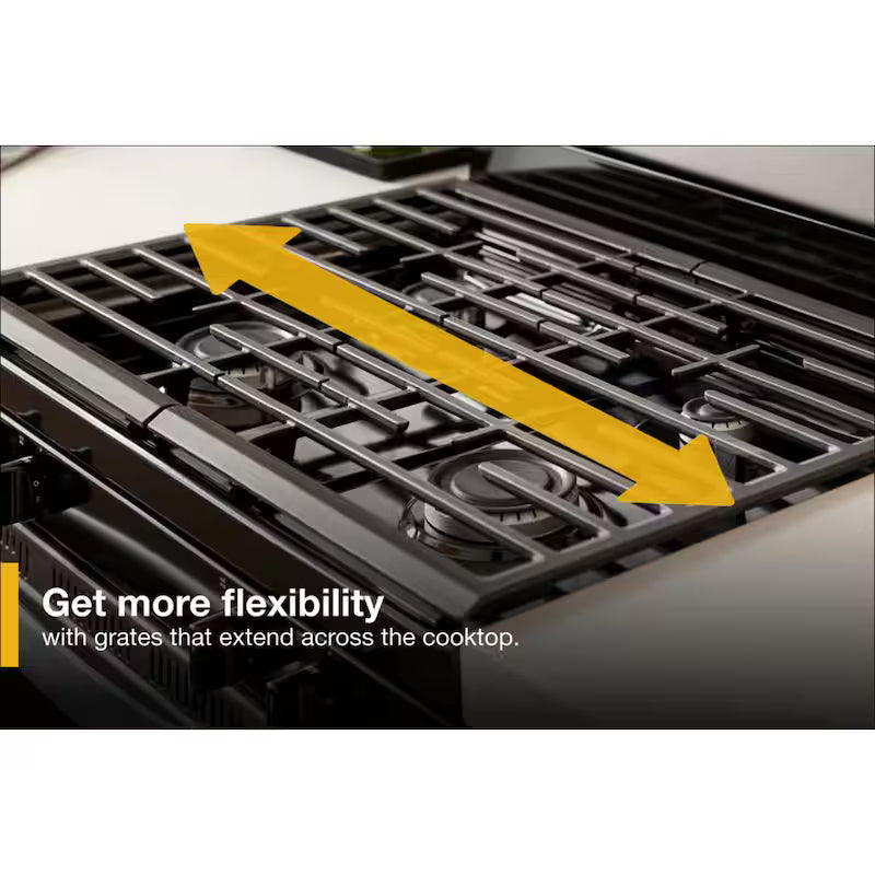5-Burner Freestanding Gas Range in Stainless Steel E959821