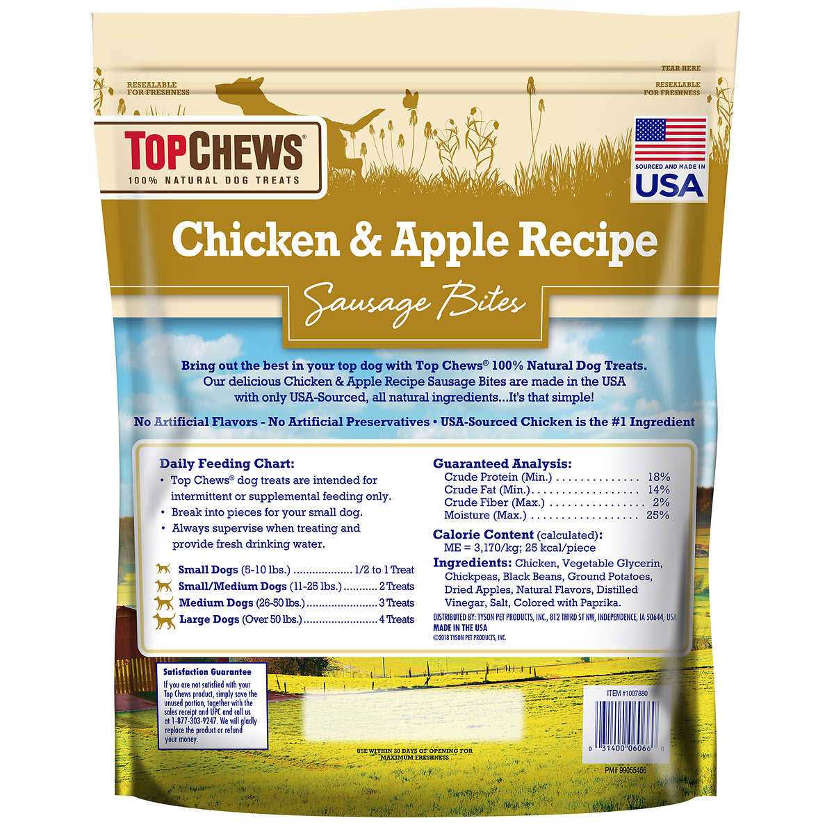 Chicken & Apple Natural Dog Treats J6468