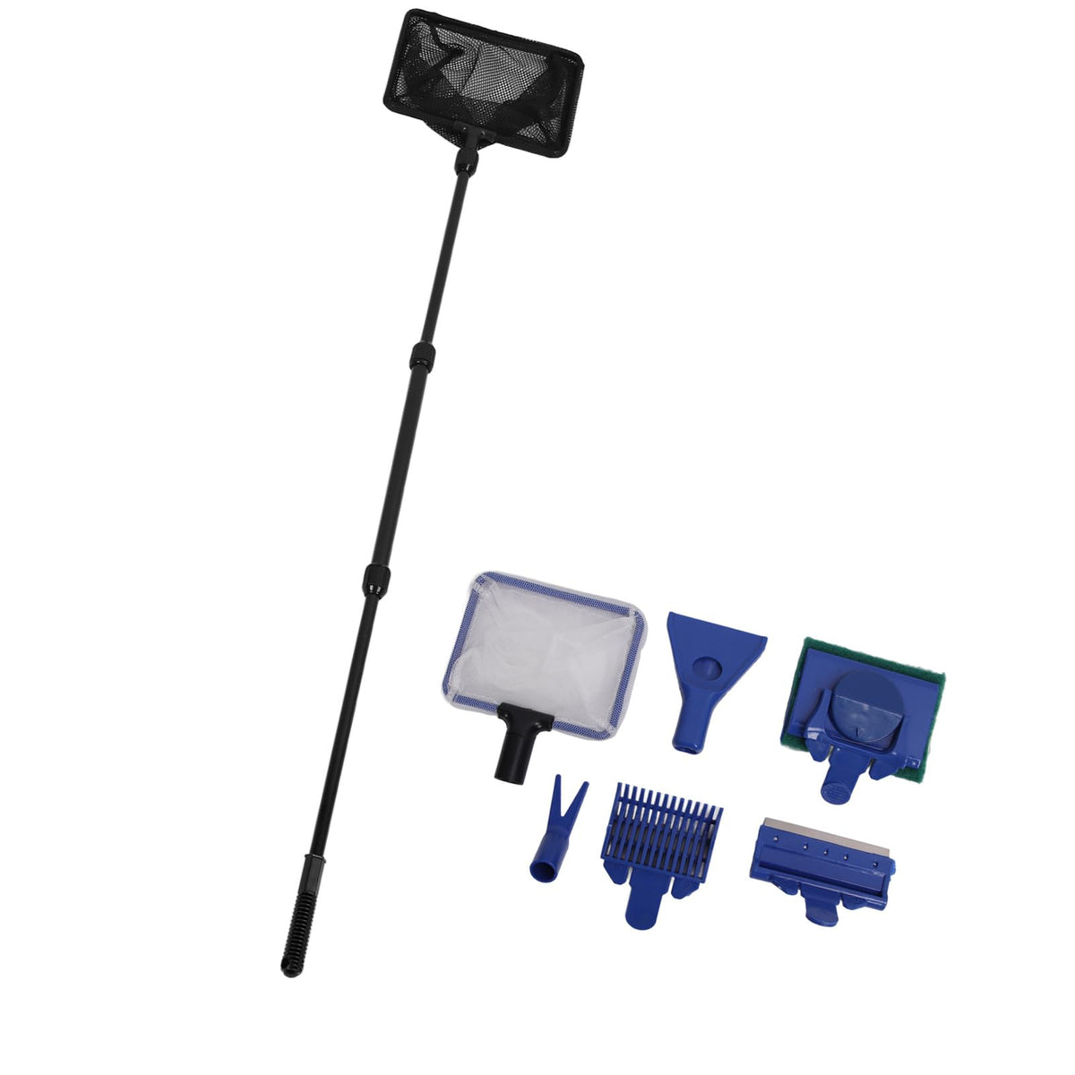 5 in 1 Telescopic Aquarium Cleaning Tool Kit C198074