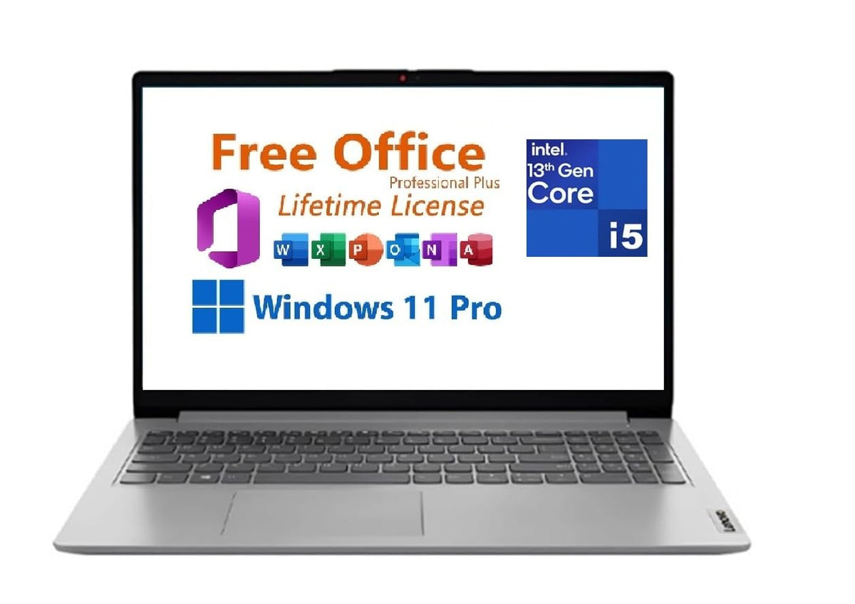 15.6" FHD Laptop, Intel Core i5, 16GB RAM, 256GB SSD, Cloud Grey D6243