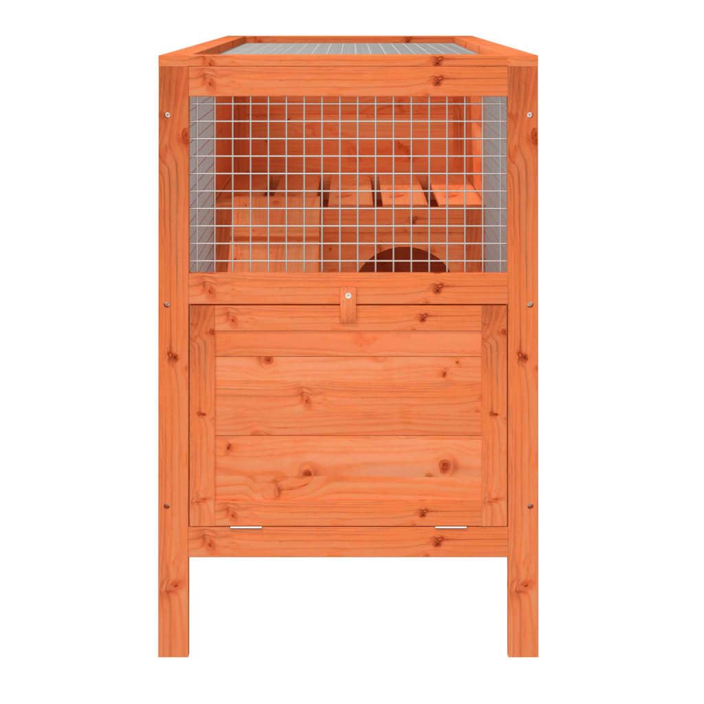 2-Tier Solid Pine Wood Rabbit Hutch M760