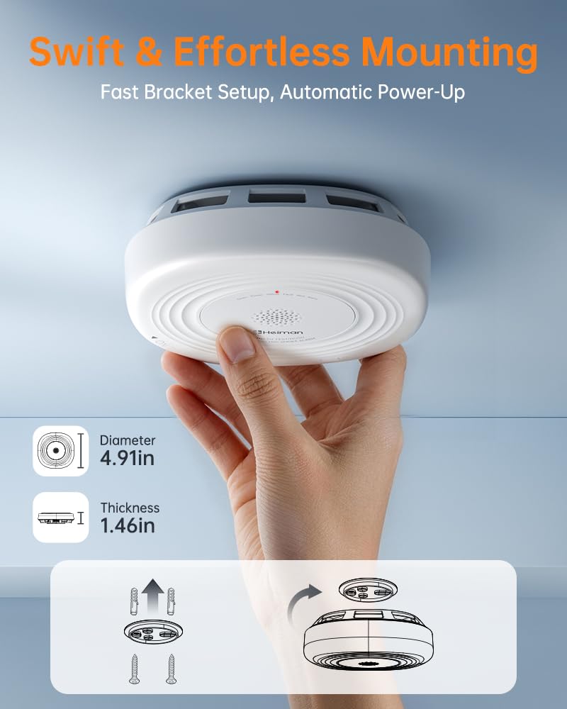 Smoke Detector 10 Year Battery 1-Pack B9633