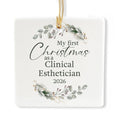 Ceramic 3-inch Square-Shaped Ornament I6043
