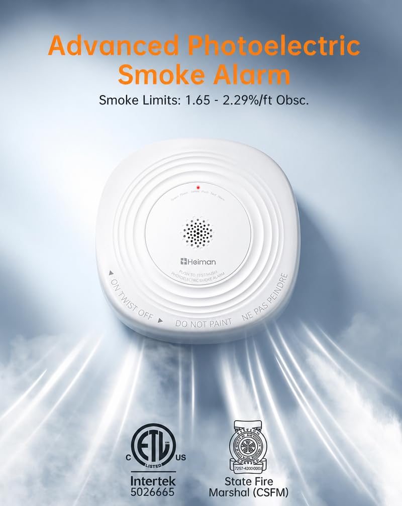 Smoke Detector 10 Year Battery 1-Pack B9633