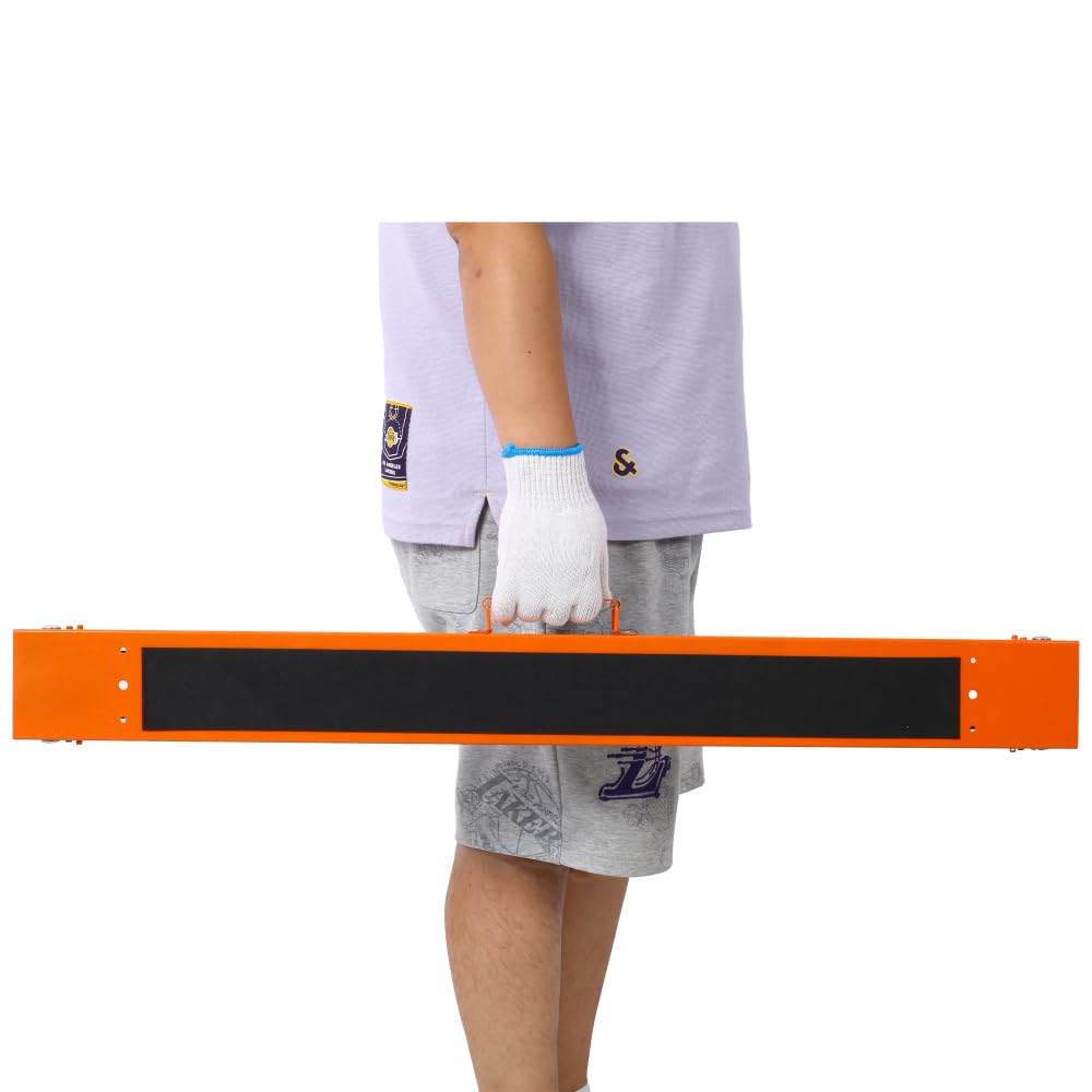 Folding Sawhorse 2 Pack Heavy Duty 550 lbs Capacity Portable Collapsible Metal Frame Non-Slip H9595