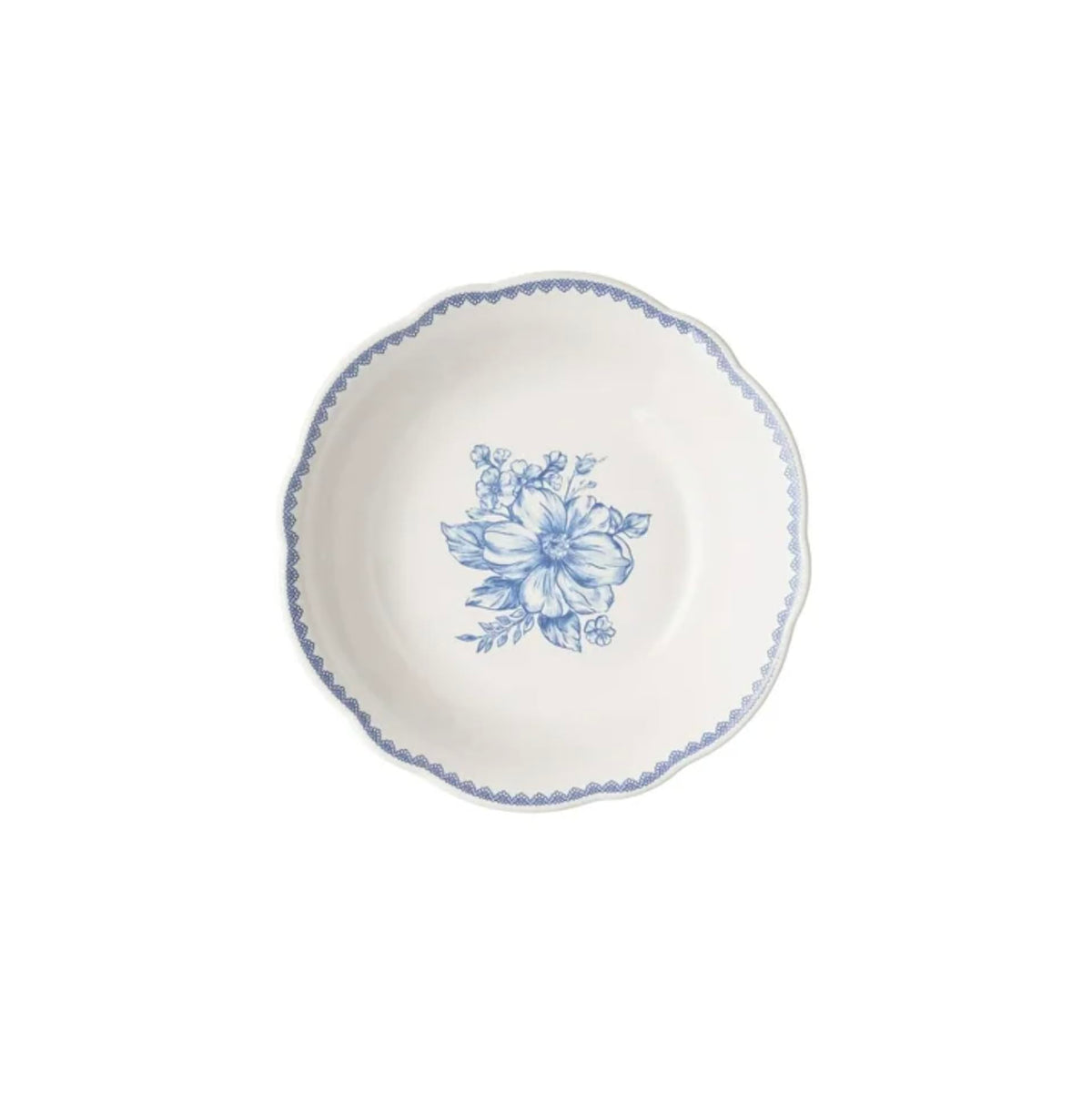 Blue 12-Piece Stoneware Dinnerware Set C354376