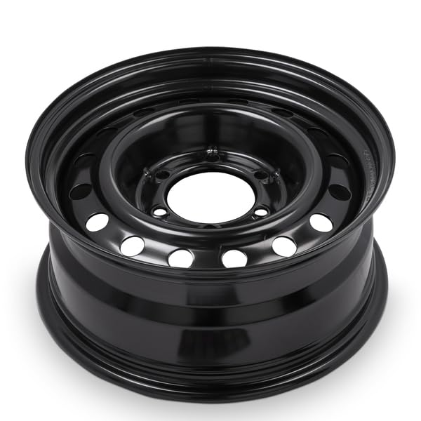 16x7 inch Black Painted Steel Wheel Q905