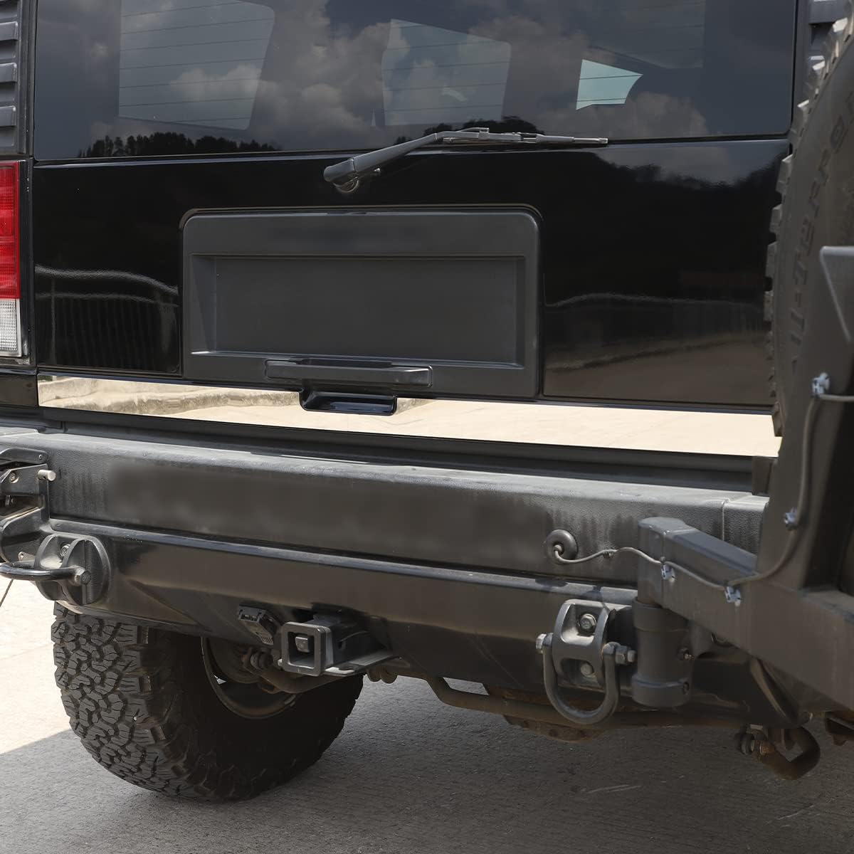 Stainless Tail Rear Gate Panel Molding Trim Kit W36368