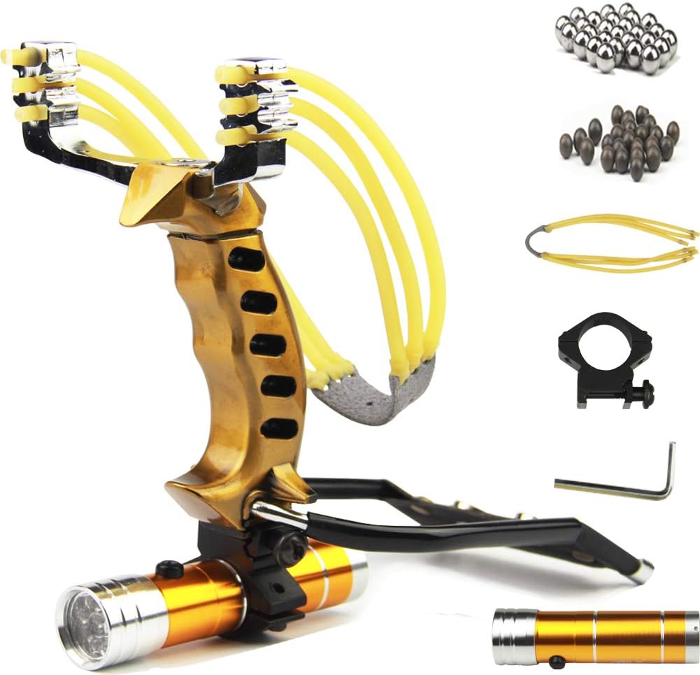 Wrist Sling Hunting Slingshot with Launching Bands M91192