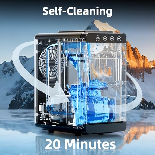 Portable Countertop Ice Maker with Carry Handle W317