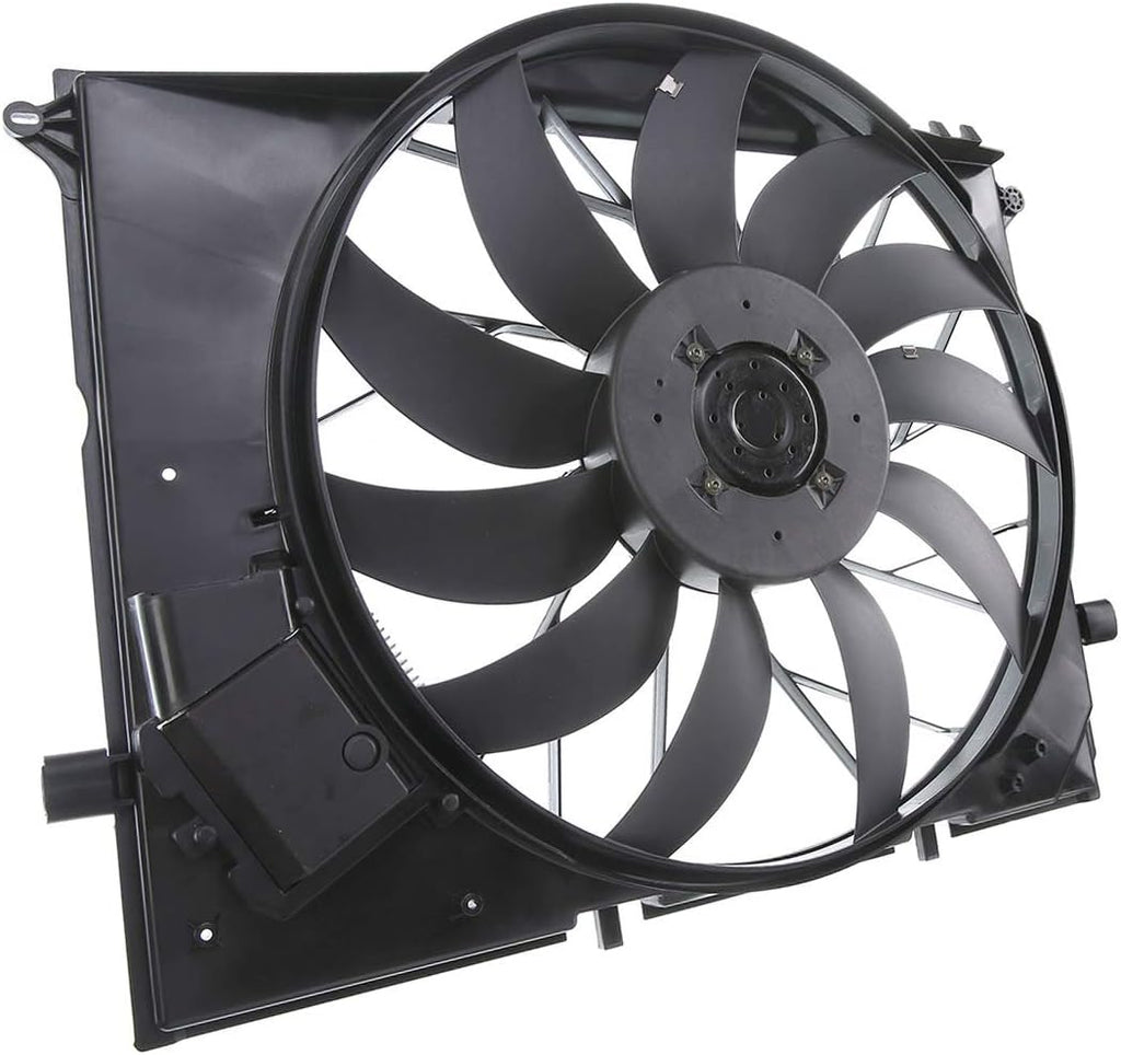 Cooling Fan Assembly for Mercedes-Benz C215 W220 R230 CL600 S55 AMG SL600 SL63 65 AMG Q3323