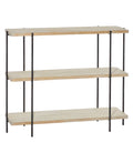 Beige Metal Console Table F1210