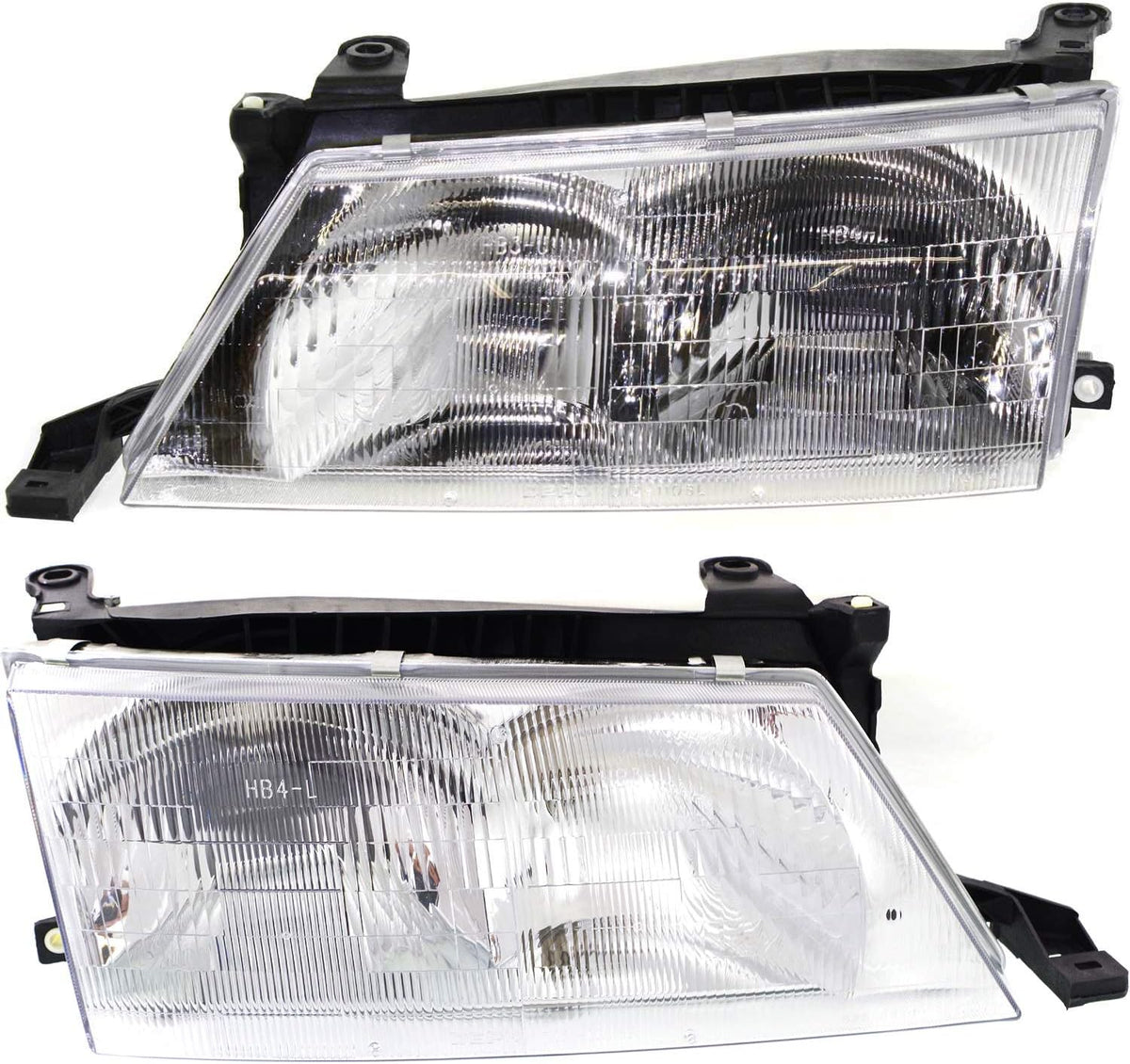Halogen Headlight Assembly, Set of 2, Clear Lens B236