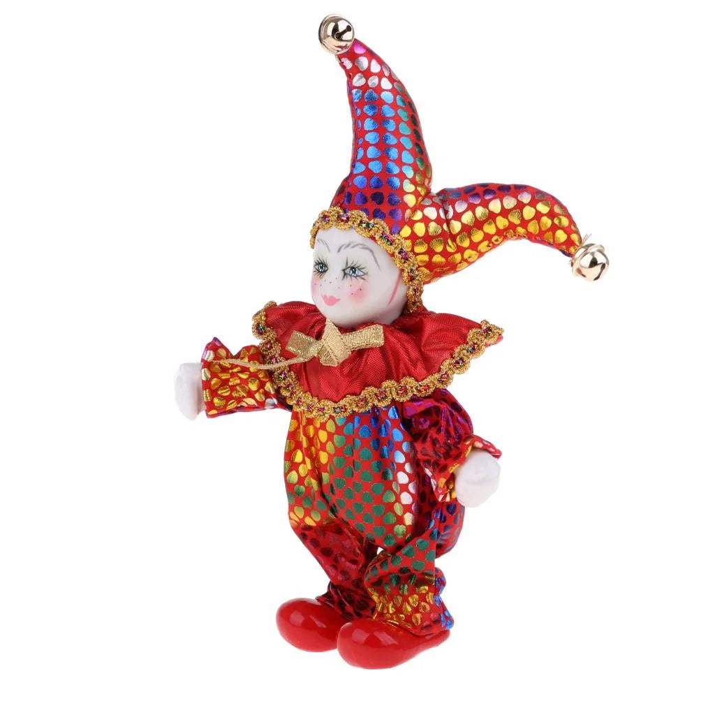 16cm 6 Inch Sweet Porcelain Triangle Doll Figures Toys X3297