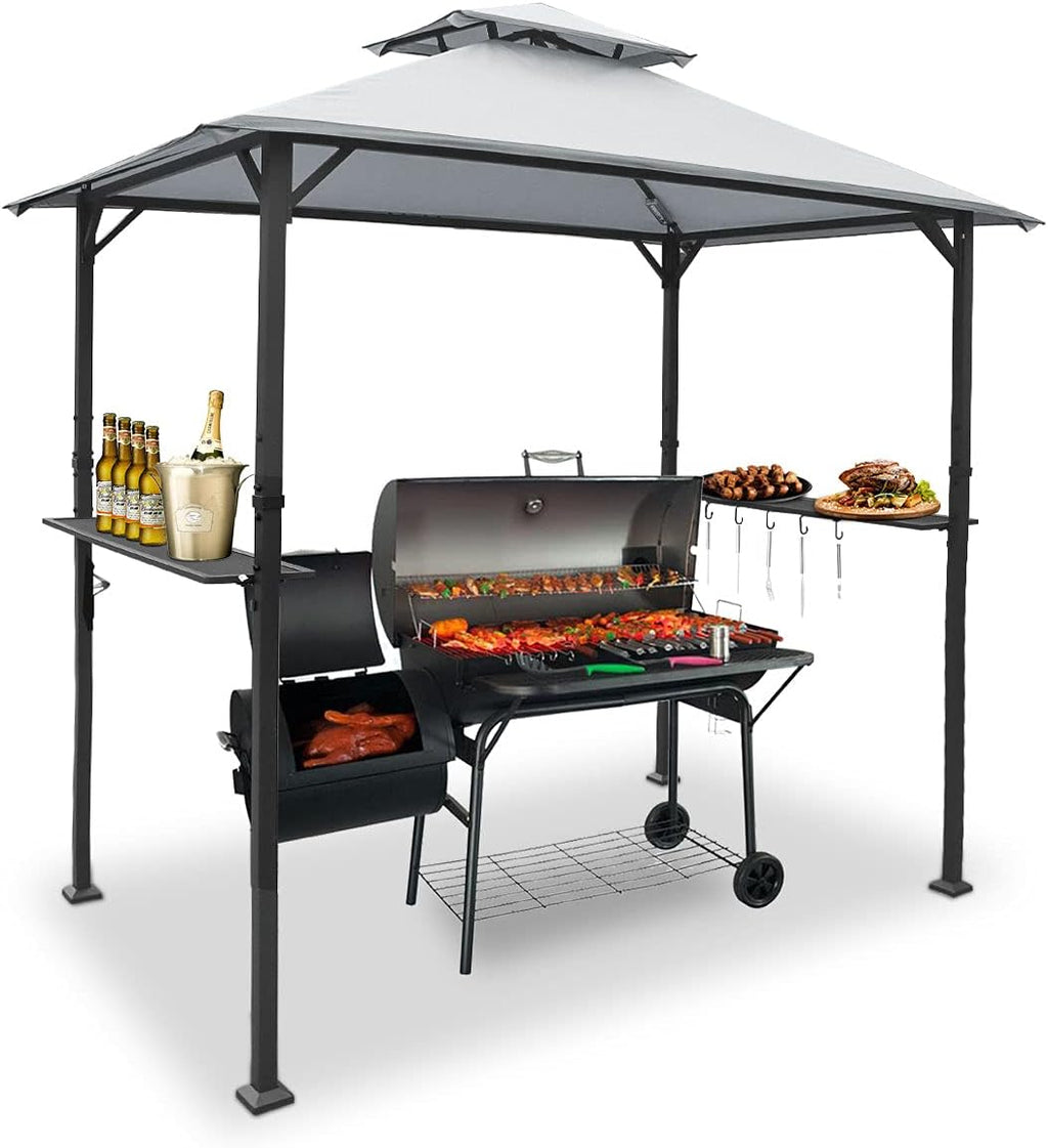 8'x5' Grill Gazebo BBQ Patio Shelter Canopy N45171