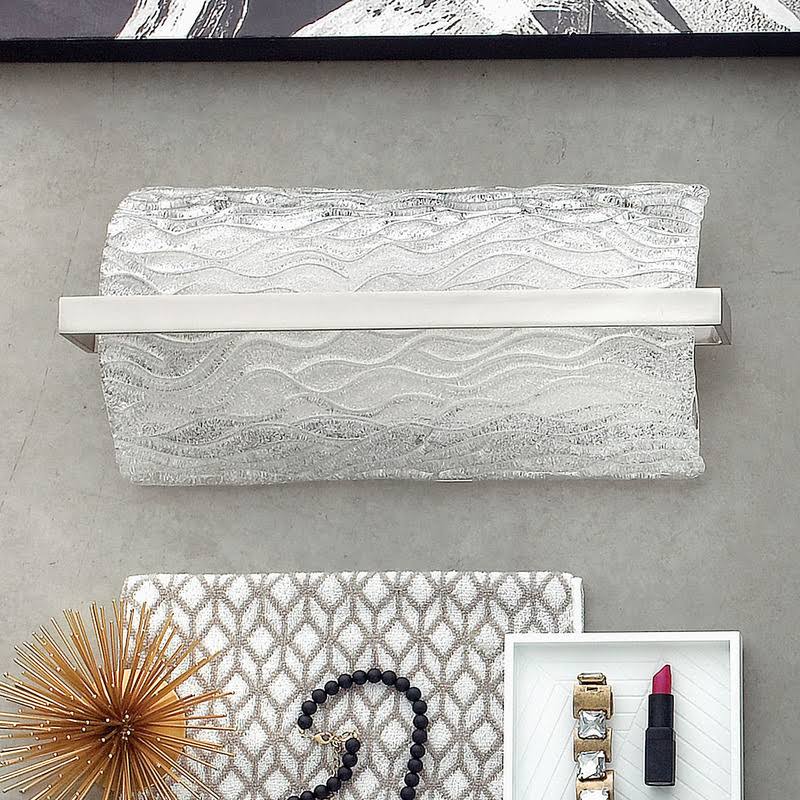 Brushed Nickel 2 Light Bath W7826