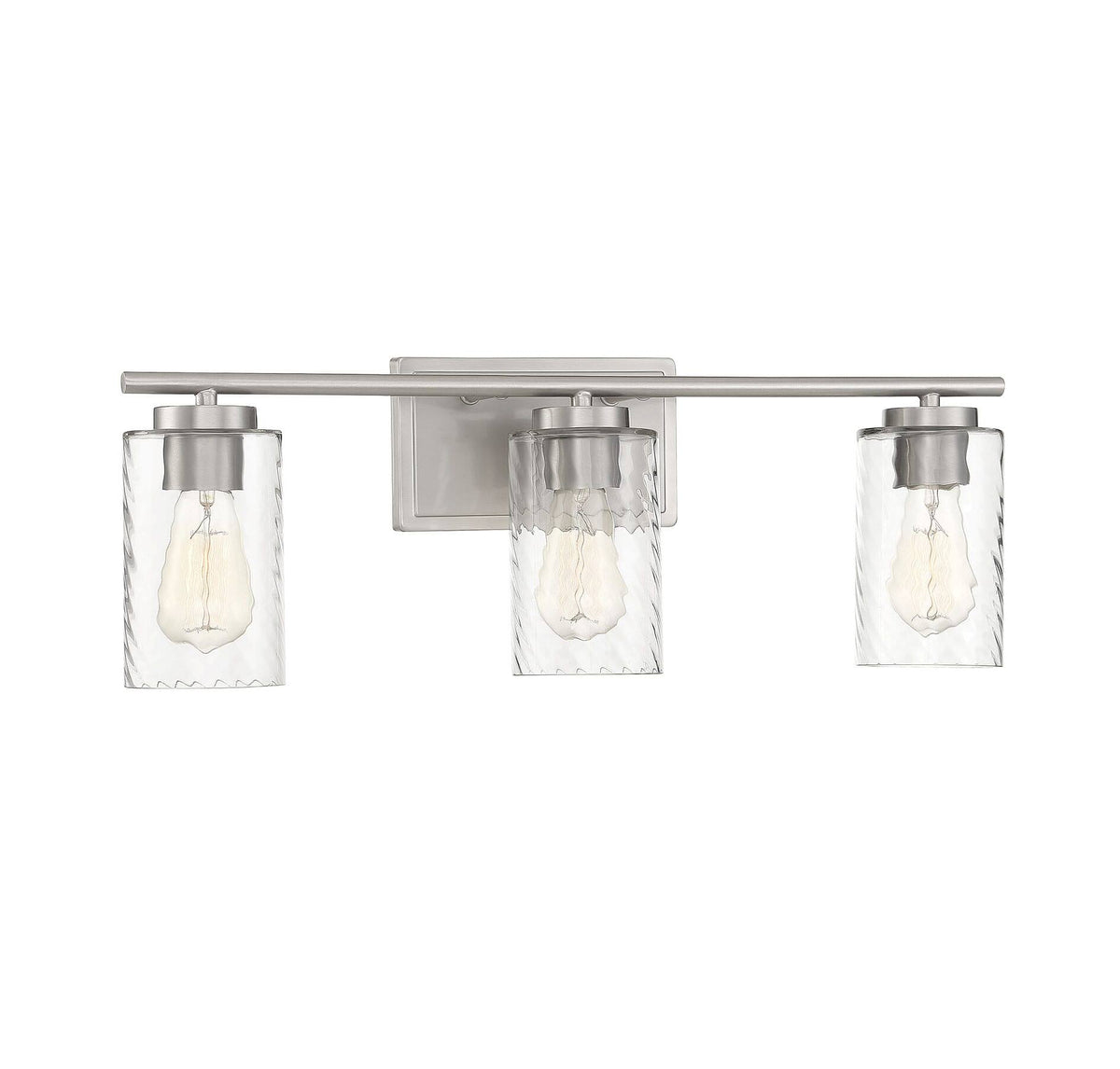 3 Light Brushed Nickel Bath A4617