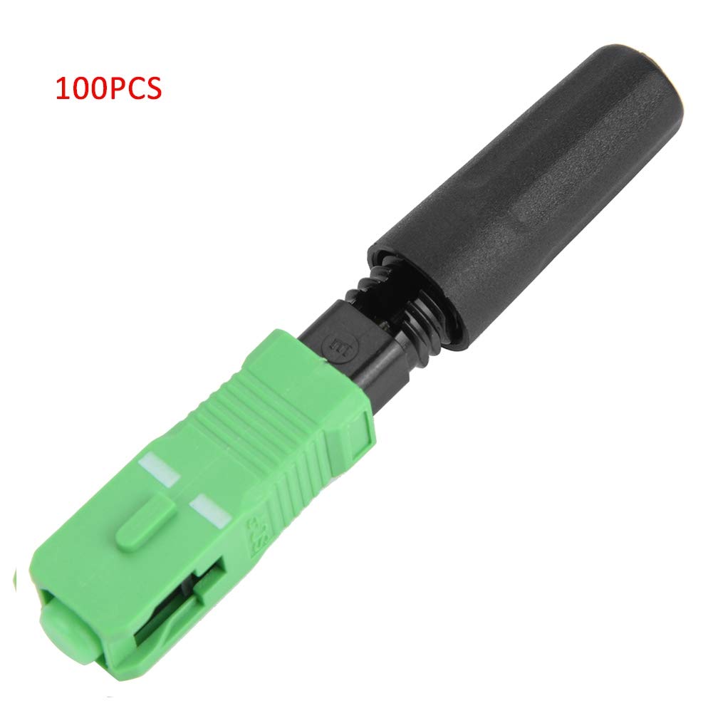 100Pcs Fiber Optic Quick Fast Connector Adapter E201445