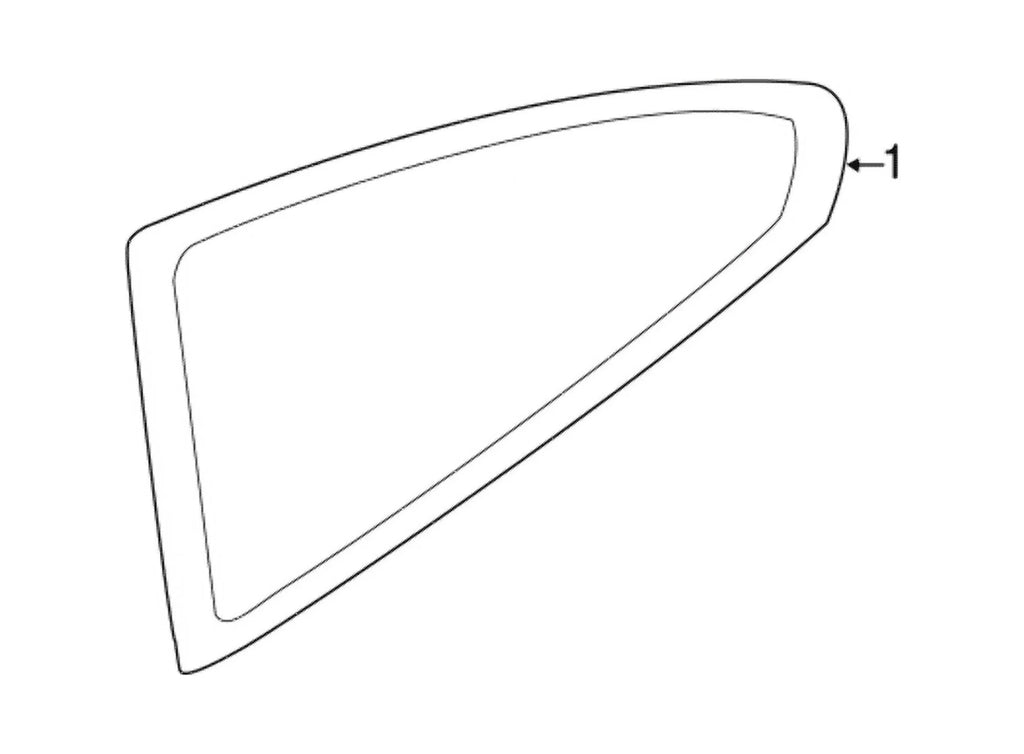 BMW Side Window Rigid Rear Rig Q3321