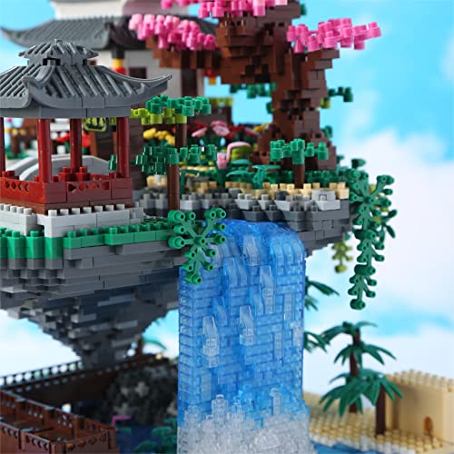 Cherry Blossom Tree Building Set with Lights 3320 Pcs H8742