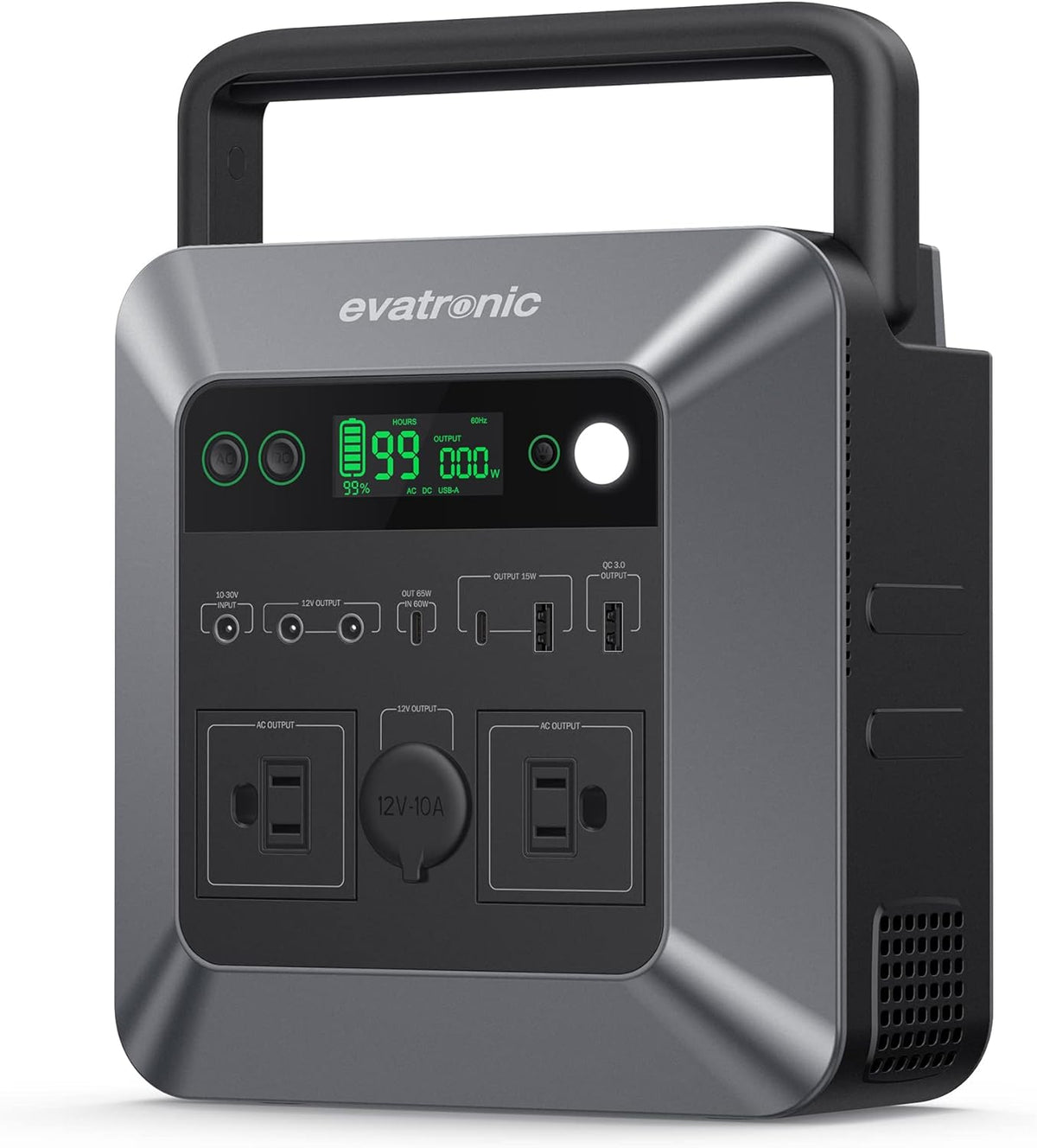 600W 712Wh Portable Power Station with 110V AC Outlets T326647