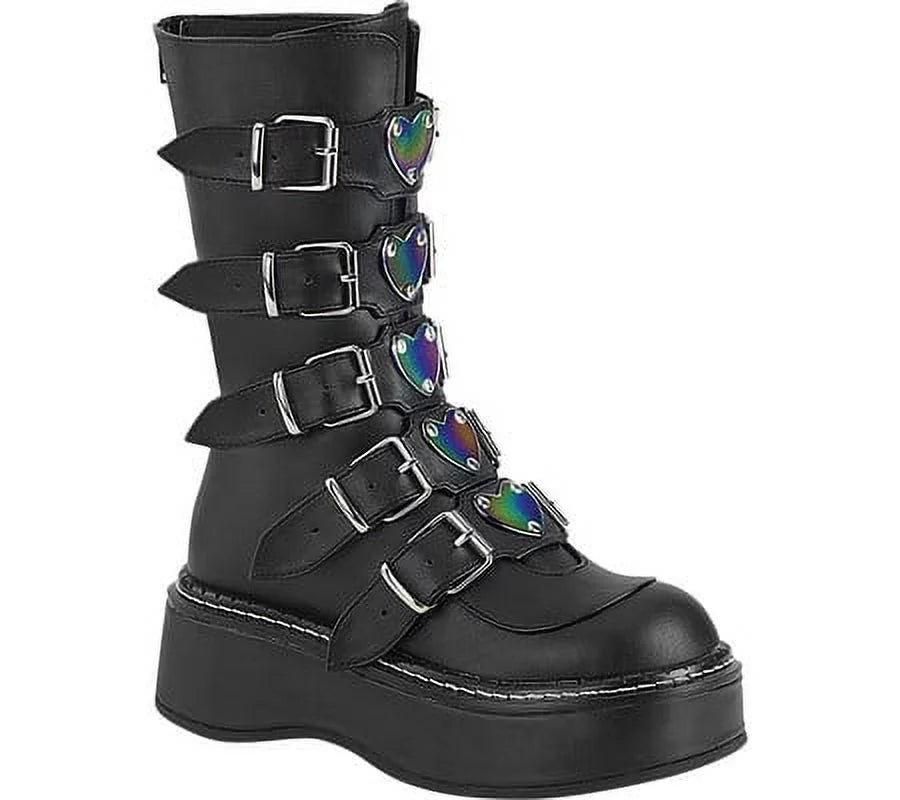 Platform Mid Calf Boot T1975