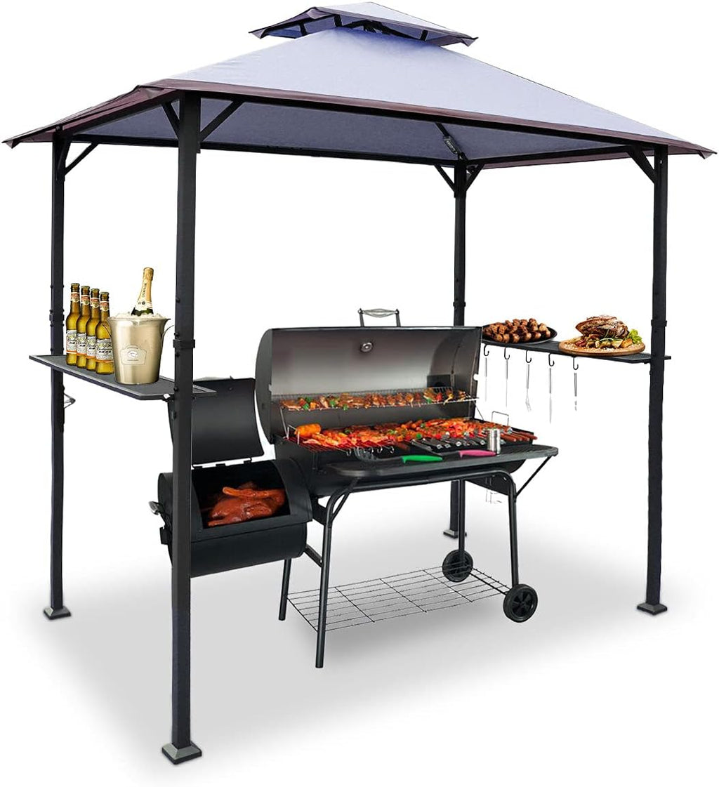 8'x5' Grill Gazebo BBQ Patio Shelter Canopy N45171