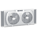 9" Twin Window Fan with Reversible Airflow Control E48720