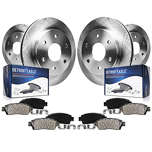 Front Rear Disc Brake Rotors Ceramic Brake Pads Kit M2067