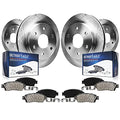 Front Rear Disc Brake Rotors Ceramic Brake Pads Kit M2067