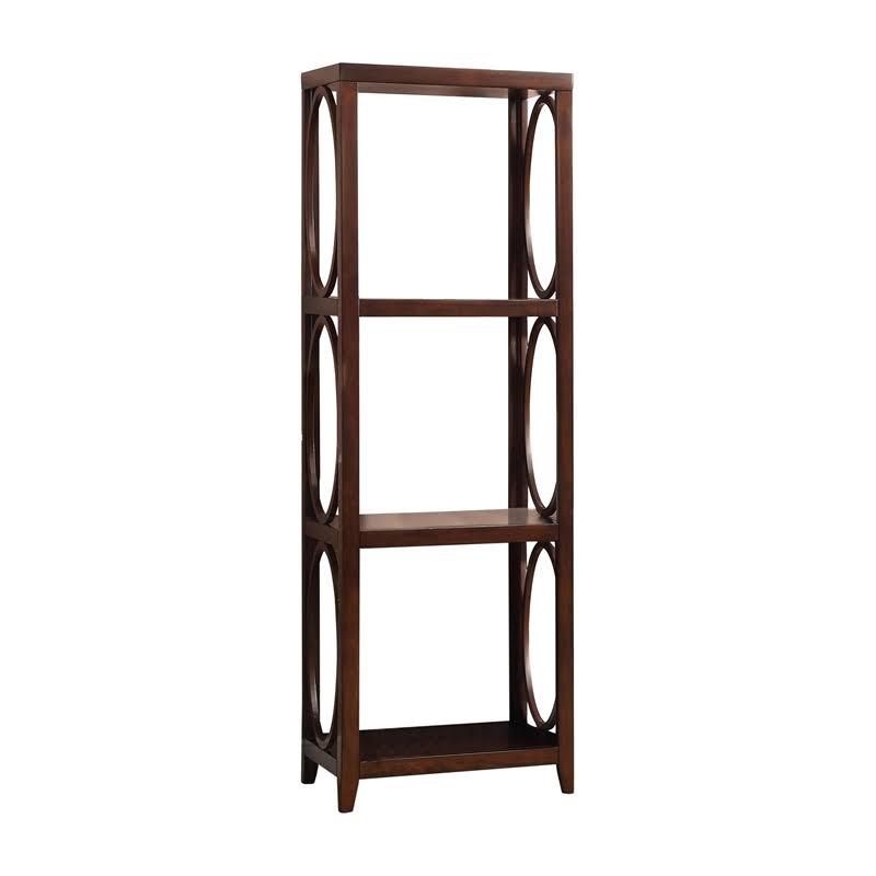 Cherry Circular Accent Pier Cabinet L145070