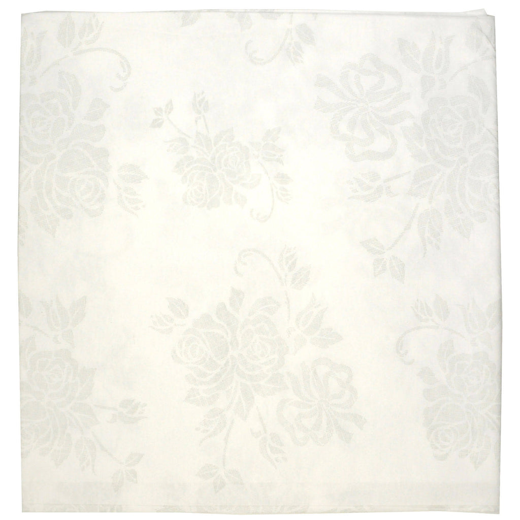 82x22 Linen-Like Silver Table Cover - 24/Case R491179