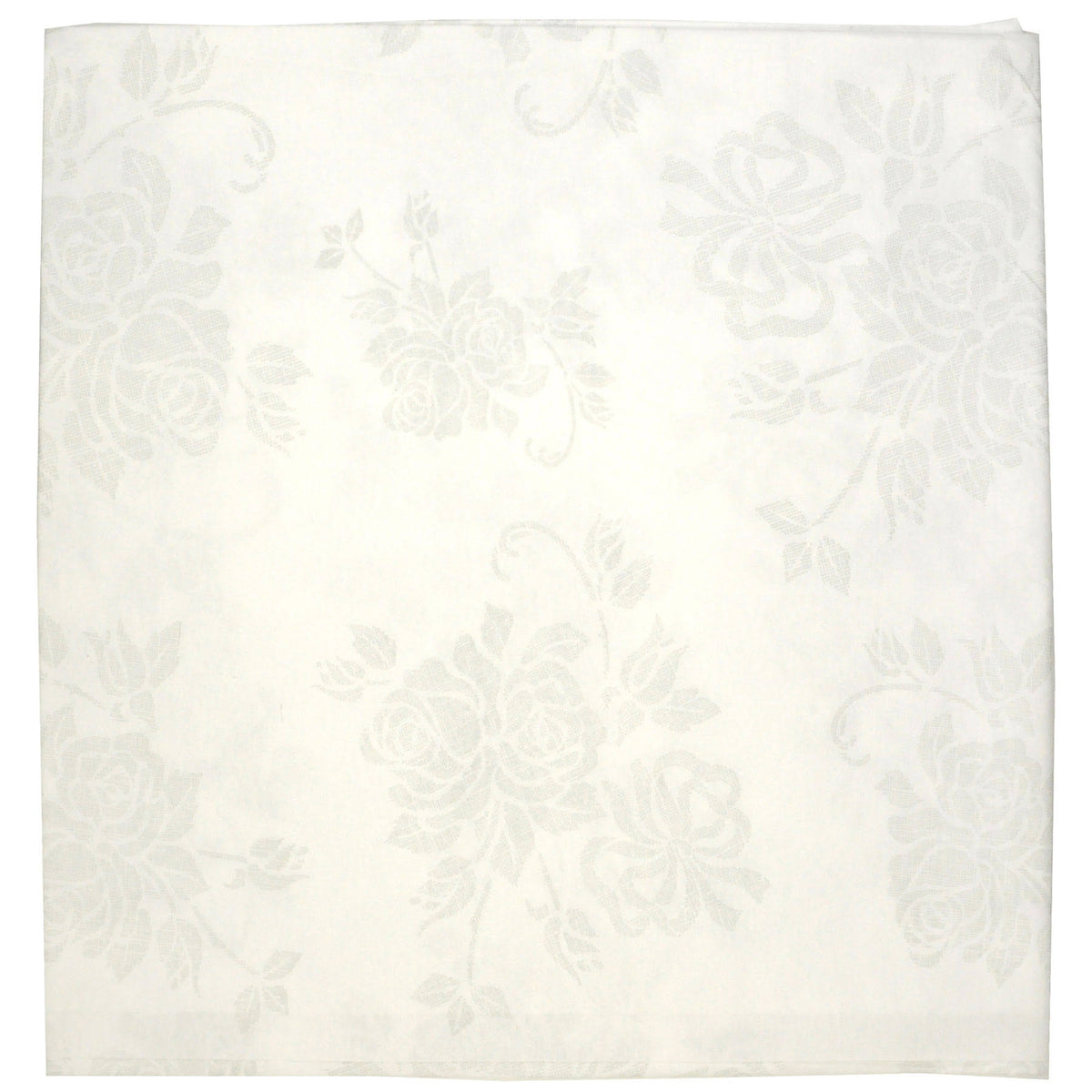 82x22 Linen-Like Silver Table Cover - 24/Case R491179
