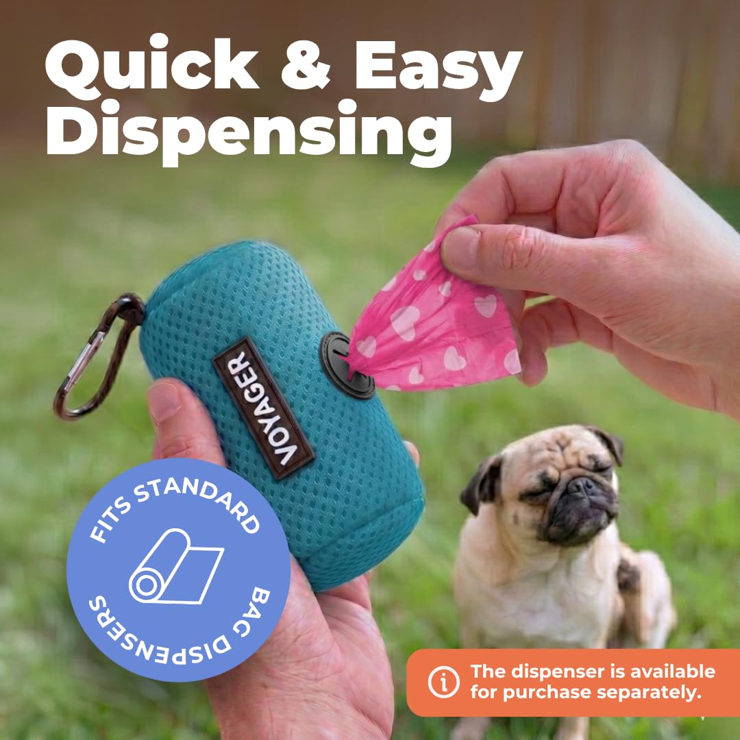 Pink Heart 150 Count Dog Poop Bags K168328